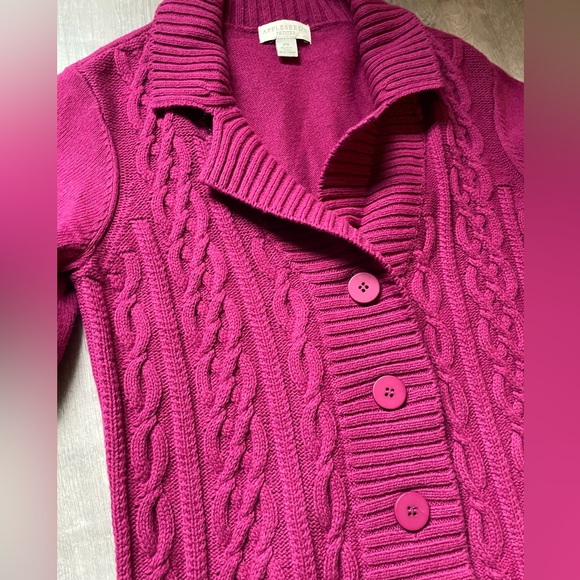 Appleseed's Sweaters - Pink Cable knit sweater